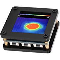 El sensor de temperatura de la cámara termográfica infrarroja Ladieshow AMG8833 8x8 se alimenta directamente por USB 5V…